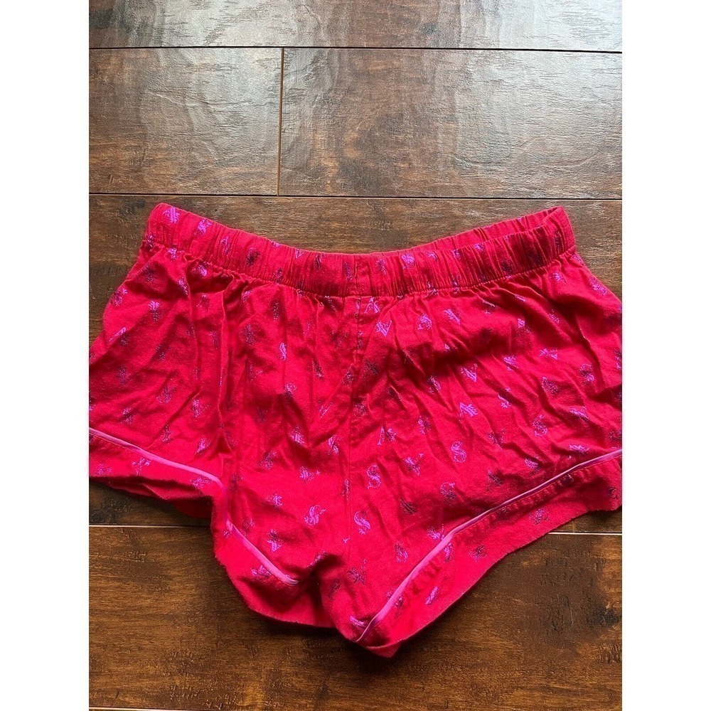 Victoria Secret WOmens Short Red And Pink PJ Short NWT XS - Picture 5 of 6